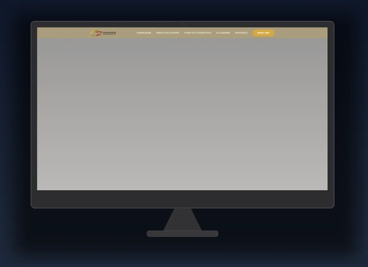 Fondazione - Vista desktop