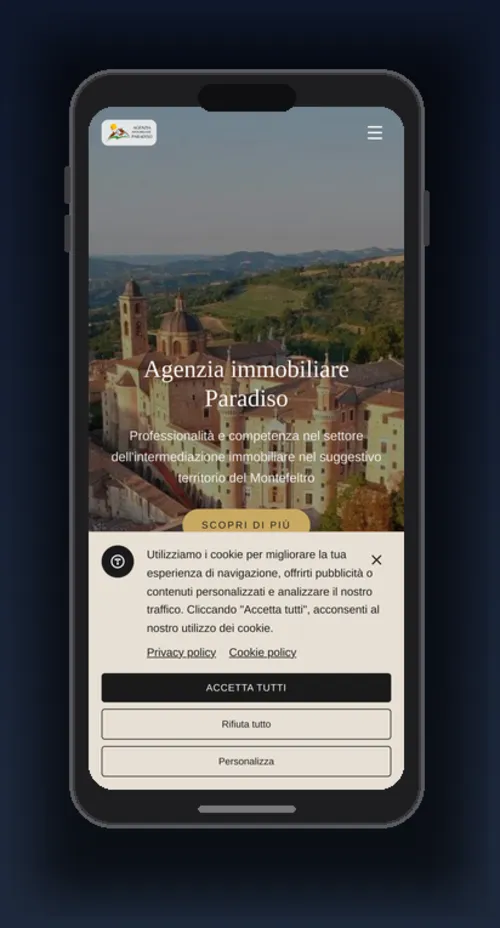 Paradiso - Vista mobile